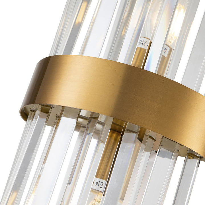 Regency Wall Lamp - Brass & Clear LiangAndEimil 4