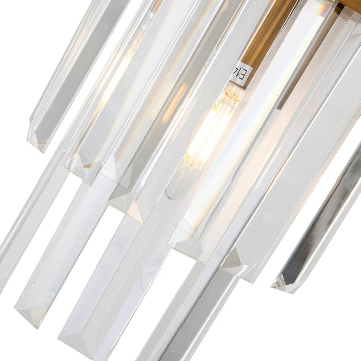 Regency Wall Lamp - Brass & Clear LiangAndEimil 5
