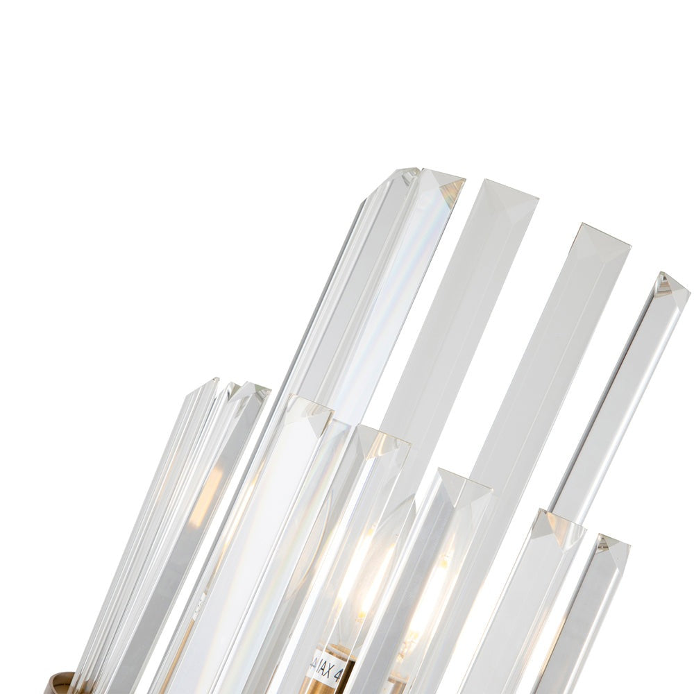 Regency Wall Lamp - Brass & Clear LiangAndEimil 6