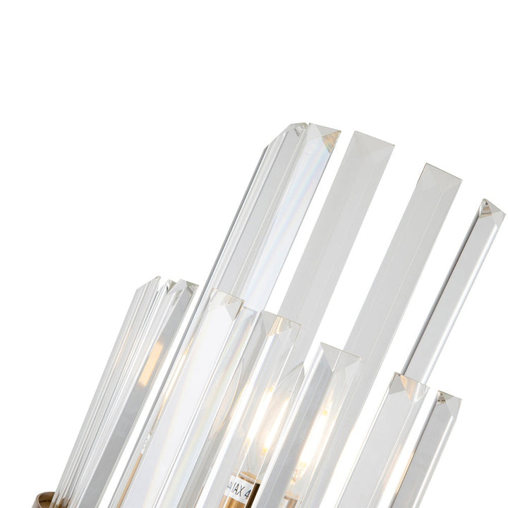 Regency Wall Lamp - Brass & Clear LiangAndEimil 6