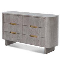 Liang & Eimil Lettos Chest of Drawer in Silver Black Oak