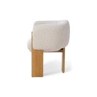 Liang & Eimil Lucca Dining Chair - Bilma Sand & Dry Honey Oak