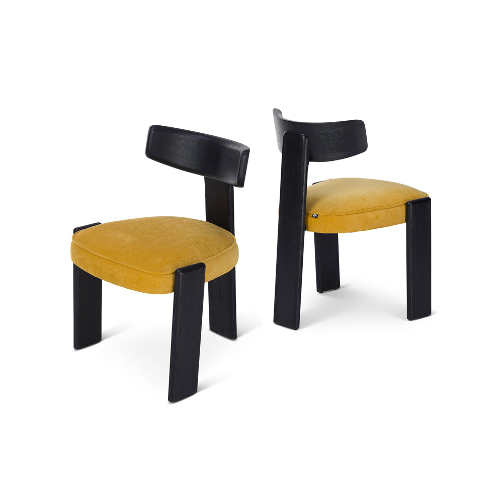 Liang & Eimil Albi Set of 2 Dining Chairs - Morgan Ochre