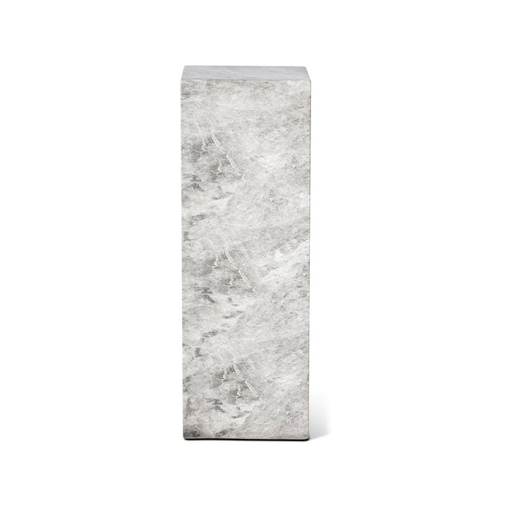 Long Pedestal - Faux Marble Concrete Grey LiangAndEimil 1