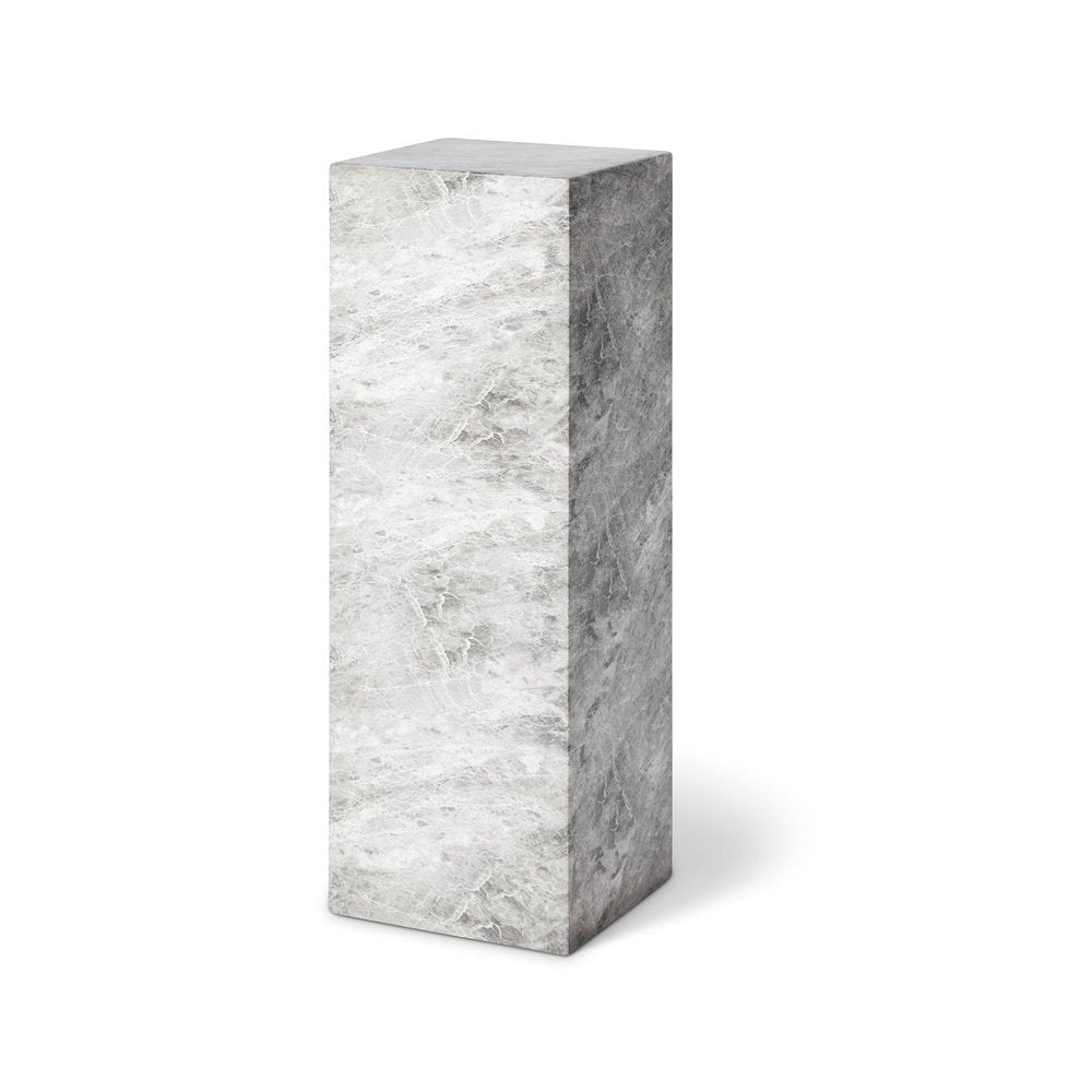Long Pedestal - Faux Marble Concrete Grey LiangAndEimil 2