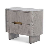 Liang & Eimil Lettos Bedside Table in Silver Black Oak