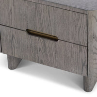 Liang & Eimil Lettos Bedside Table in Silver Black Oak