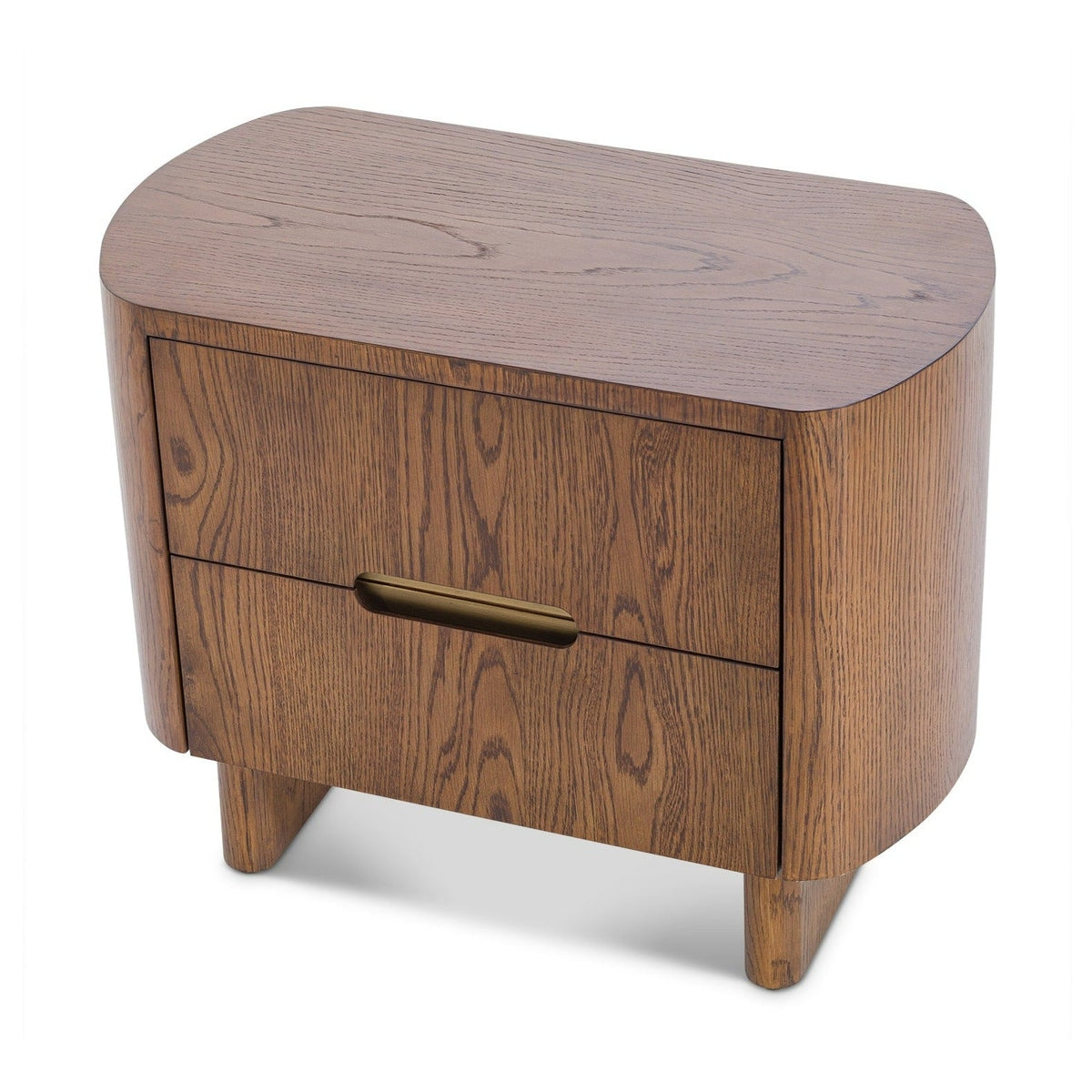 Liang & Eimil Lettos Bedside Table in Brushed Brown Oak