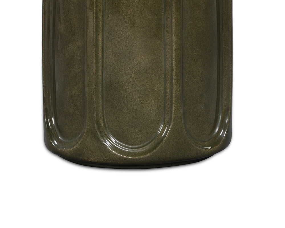Oka Side Table - Olive Glazed LiangAndEimil 5