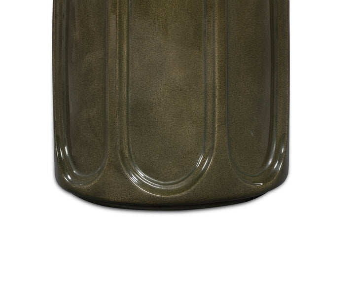 Oka Side Table - Olive Glazed LiangAndEimil 5