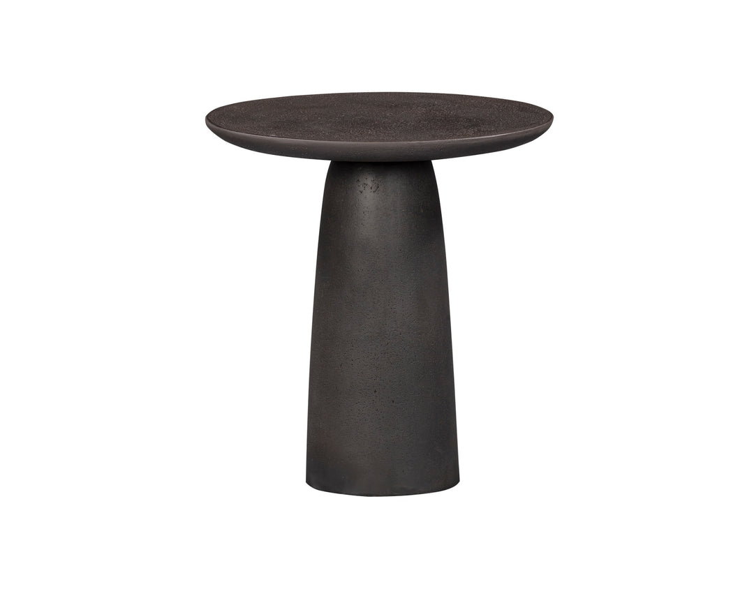 Porter Side Table - Charcoal Pitted LiangAndEimil 1