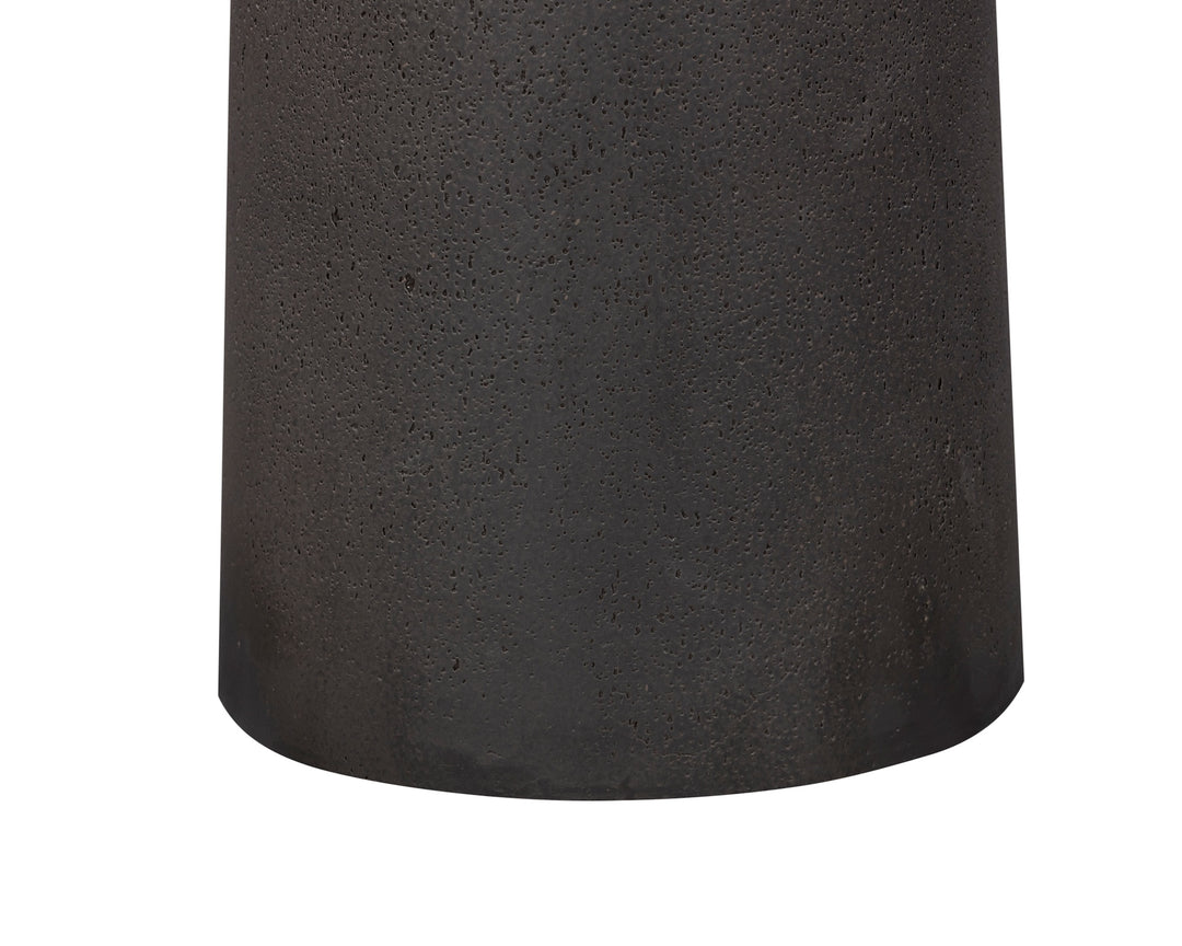 Porter Side Table - Charcoal Pitted LiangAndEimil 5