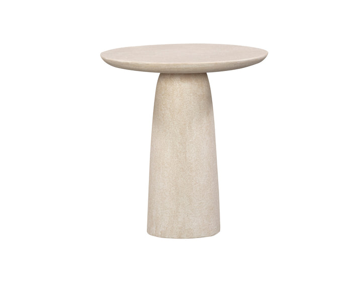 Porter Side Table - Ivory Stucco LiangAndEimil 1