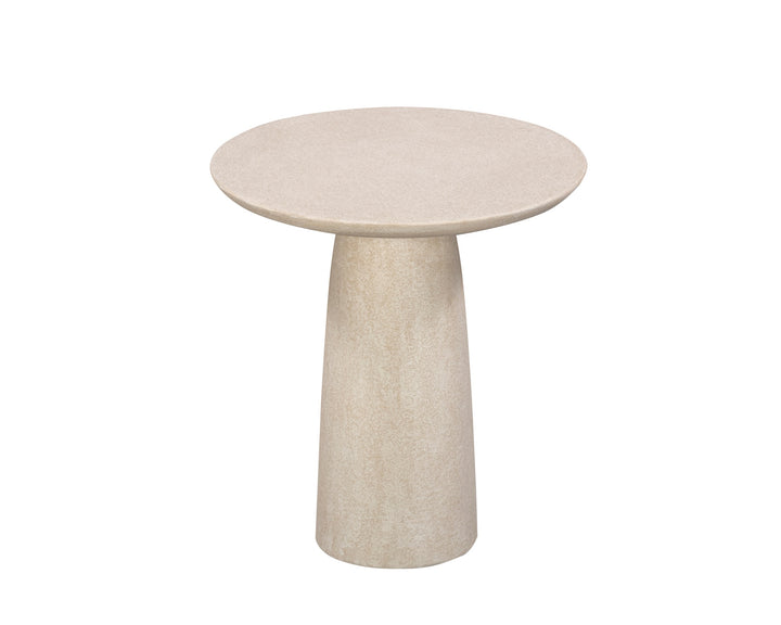 Porter Side Table - Ivory Stucco LiangAndEimil 3