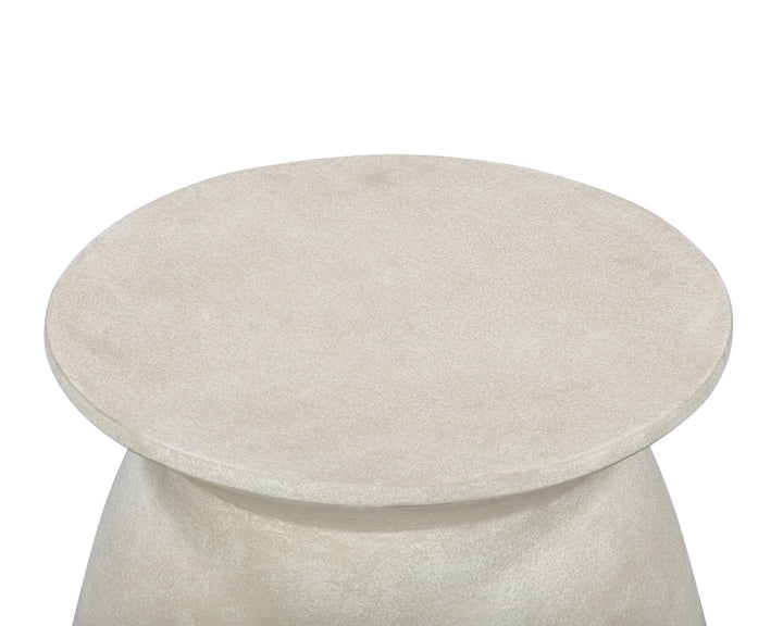 Poki Side Table - Ivory Stucco LiangAndEimil 5