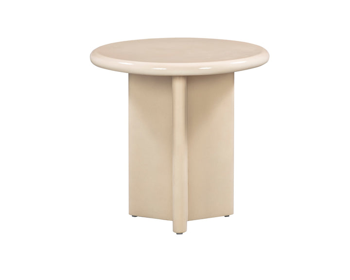 Panna Side Table - Buff Enamel LiangAndEimil 1