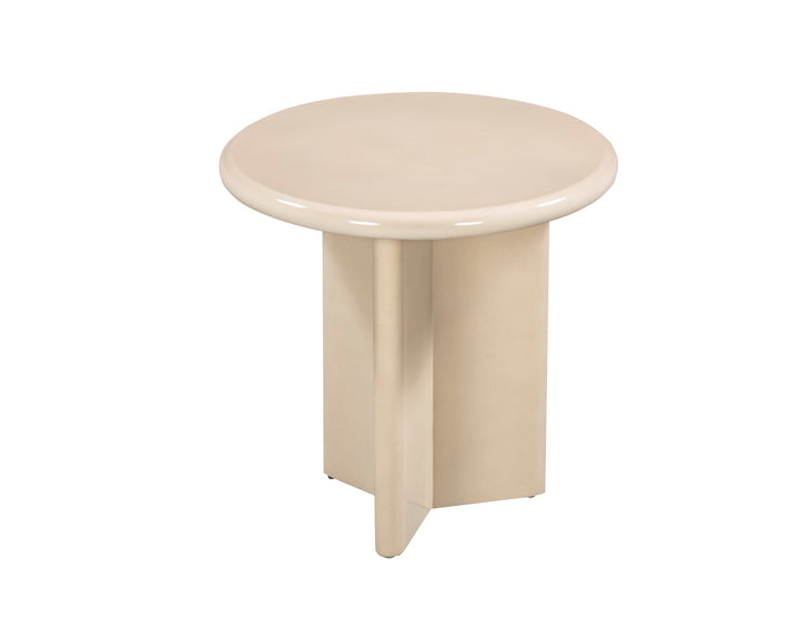 Panna Side Table - Buff Enamel LiangAndEimil 2