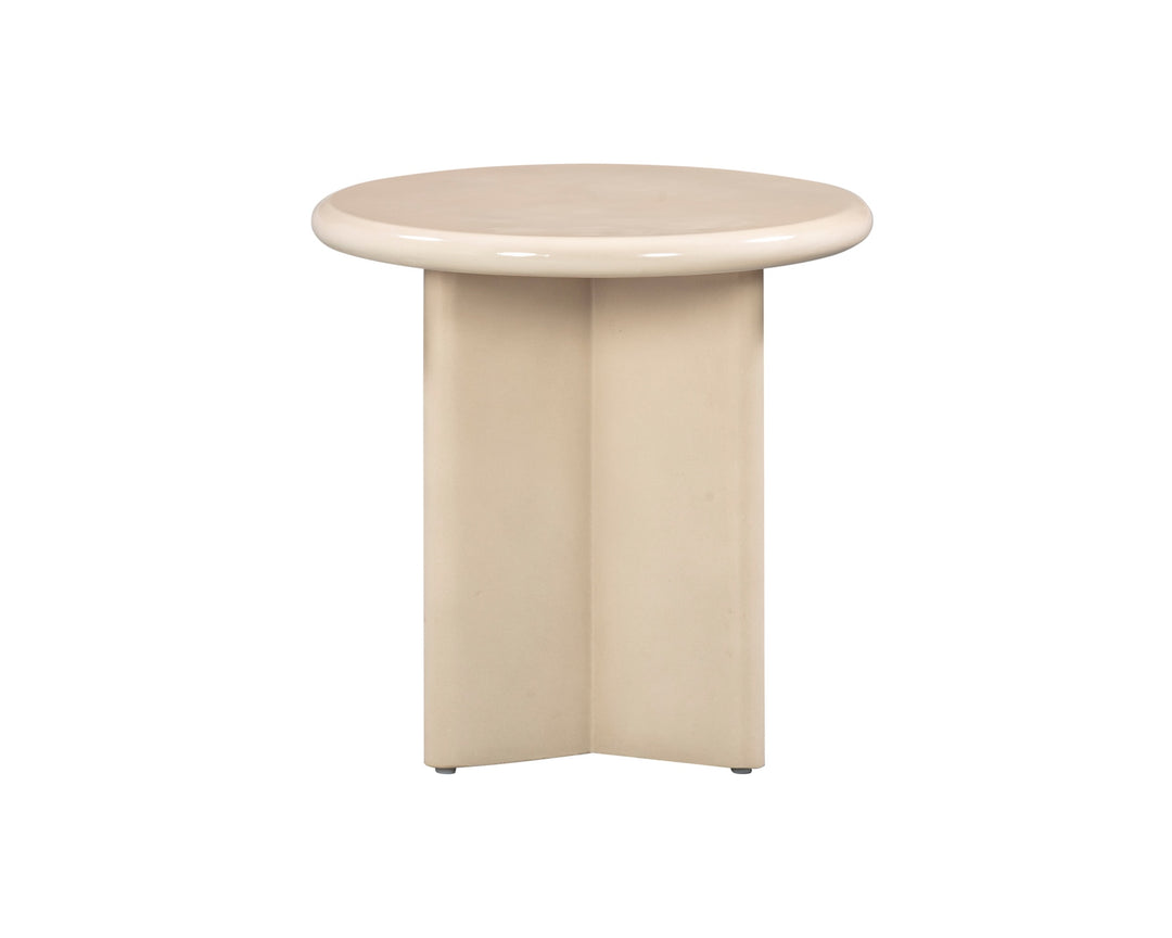 Panna Side Table - Buff Enamel LiangAndEimil 5