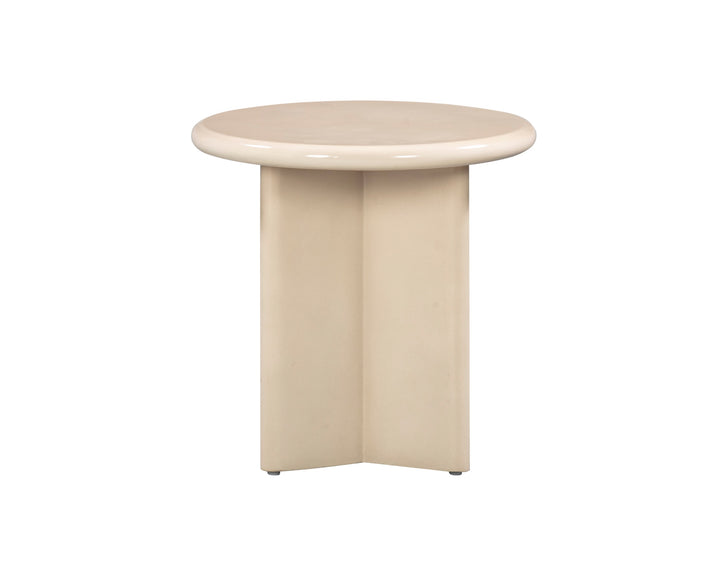 Panna Side Table - Buff Enamel LiangAndEimil 5