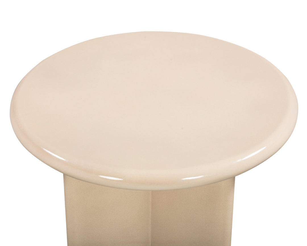 Panna Side Table - Buff Enamel LiangAndEimil 4