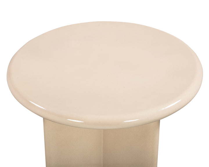 Panna Side Table - Buff Enamel LiangAndEimil 4