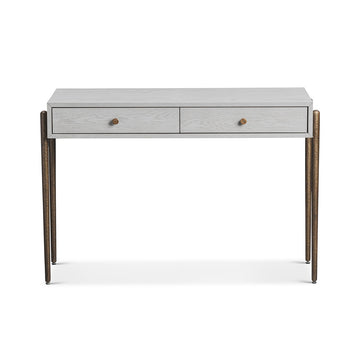Nella Console Table - London Fog & Hammered Dark Bronze LiangAndEimil 1