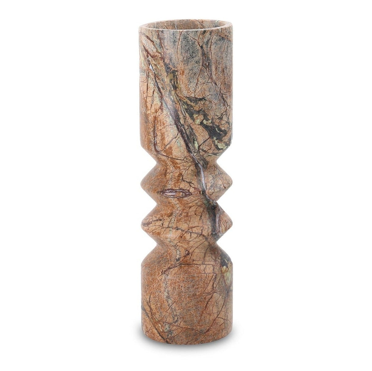 Liang & Eimil Monorro Marble Candle Holder - Coffee