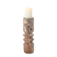 Liang & Eimil Monorro Marble Candle Holder - Coffee