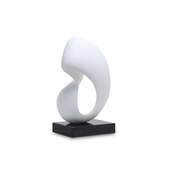 Lorenzo Abstract Marble Sculpture - Black & White LiangAndEimil 1