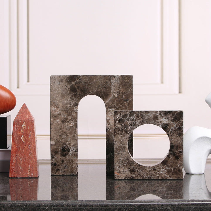 Liang & Eimil Nafello Marble Large Sculpture - Coffee