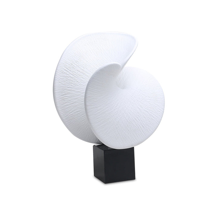 Nocturne Wave Marble Sculpture - Black & White LiangAndEimil 1
