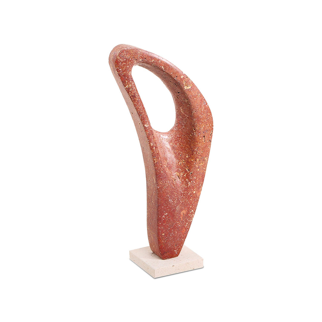 Arcadia Marble Sculpture - Red & Beige LiangAndEimil 1