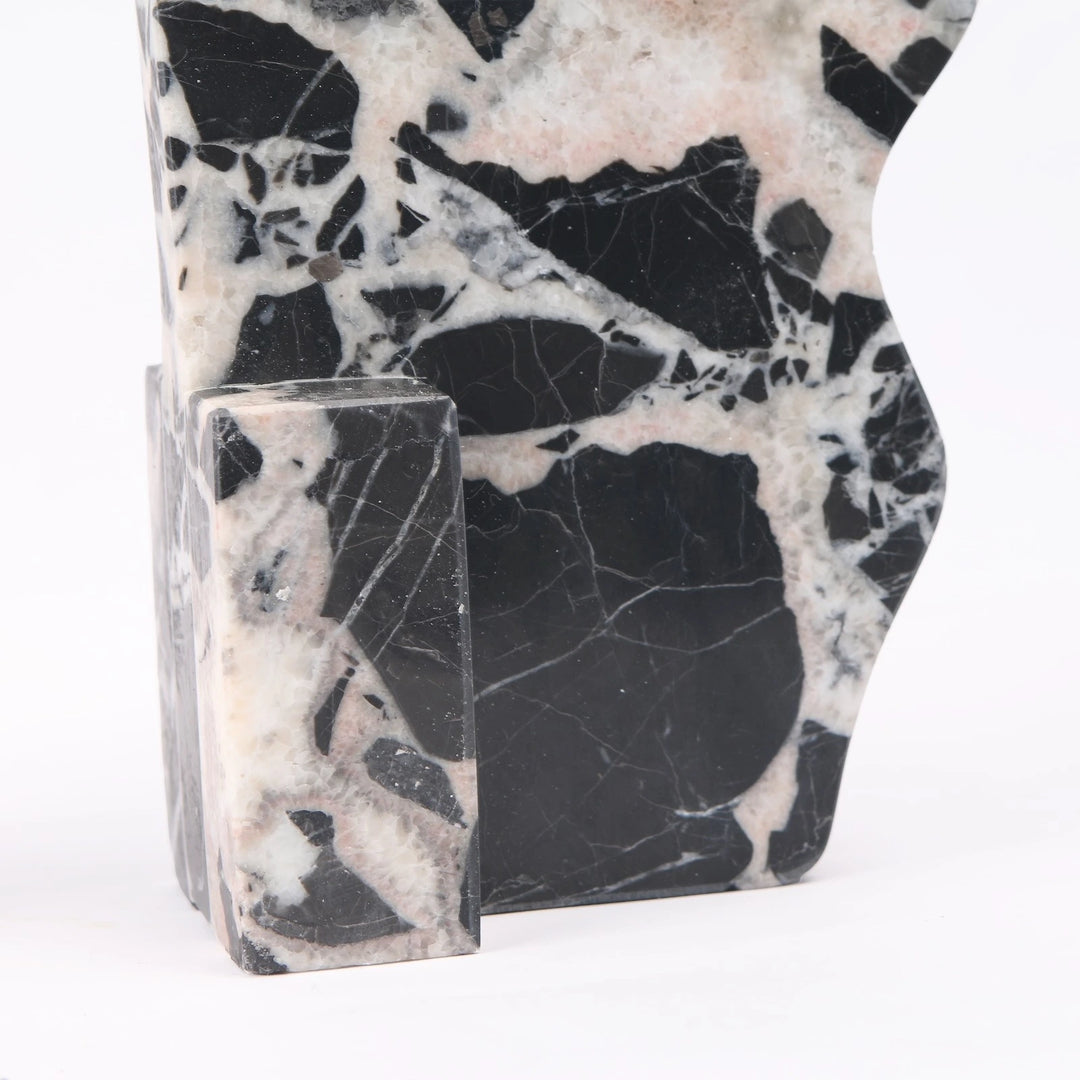 Cortex Bookends - Black Marble
