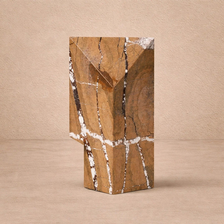 Doria Sculpture - Brown Earthy Marble