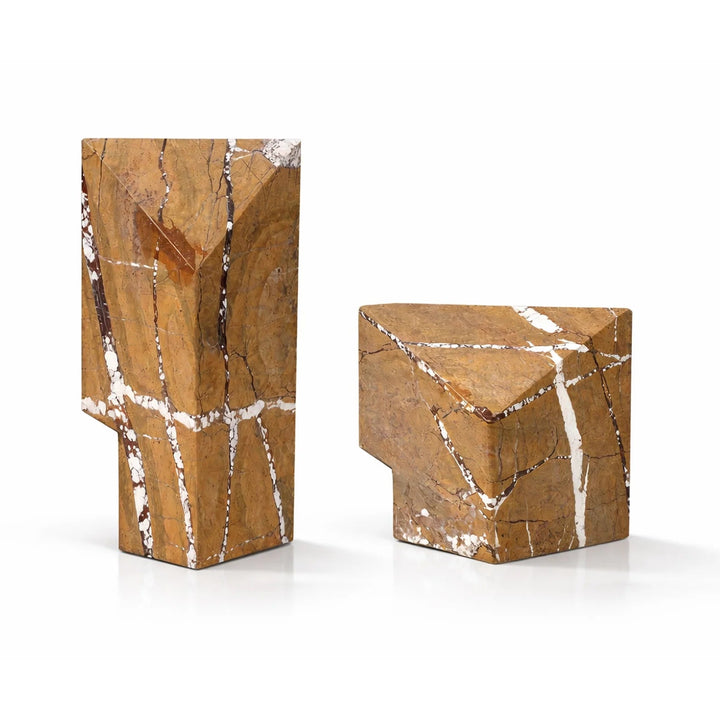 Doria Sculpture - Brown Earthy Marble