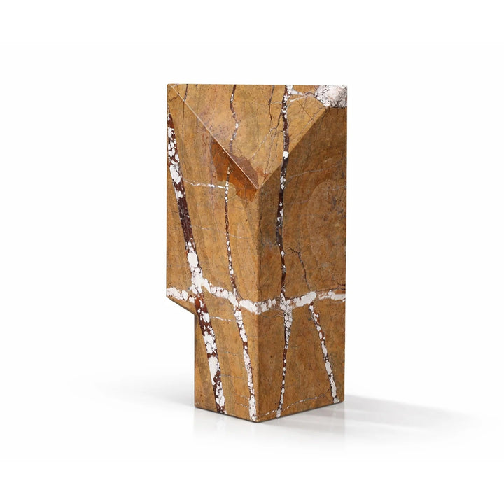 Doria Sculpture - Brown Earthy Marble