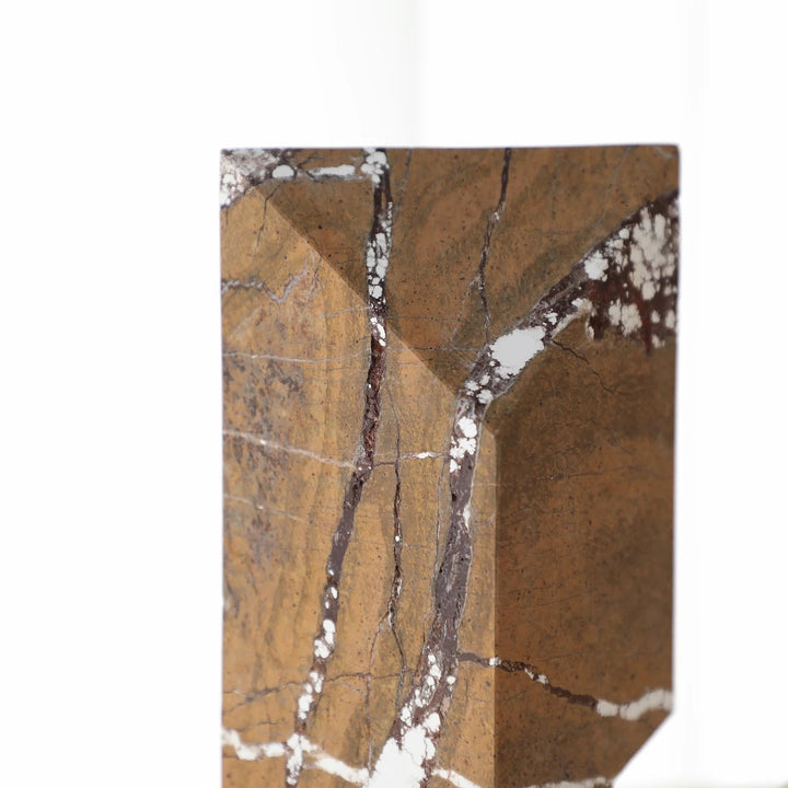 Doria Sculpture - Brown Earthy Marble