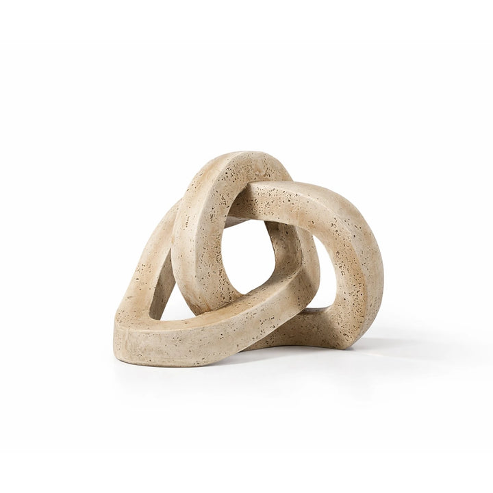 Avorio Sculpture - Beige Marble Effect