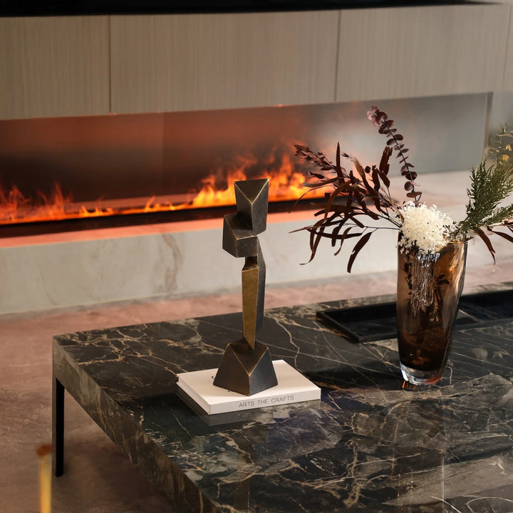 Vento Sculpture - Bronze Marble Effect