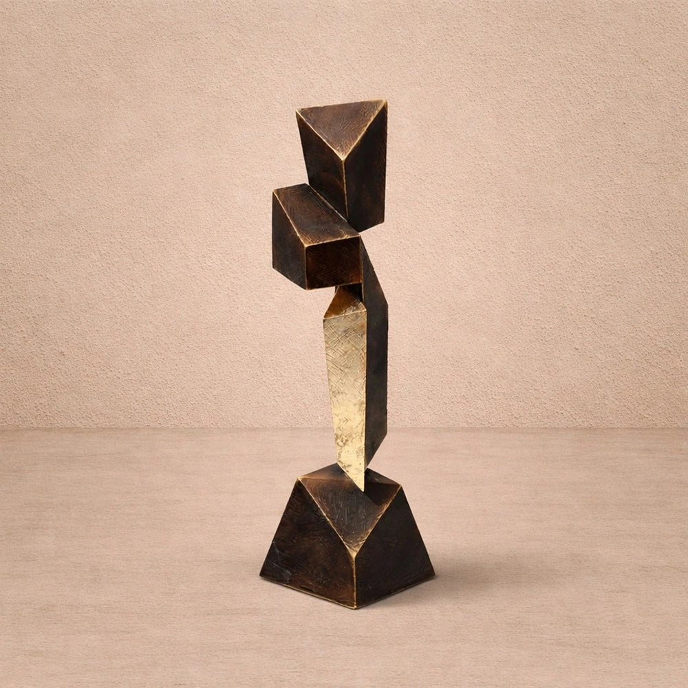 Vento Sculpture - Bronze Marble Effect