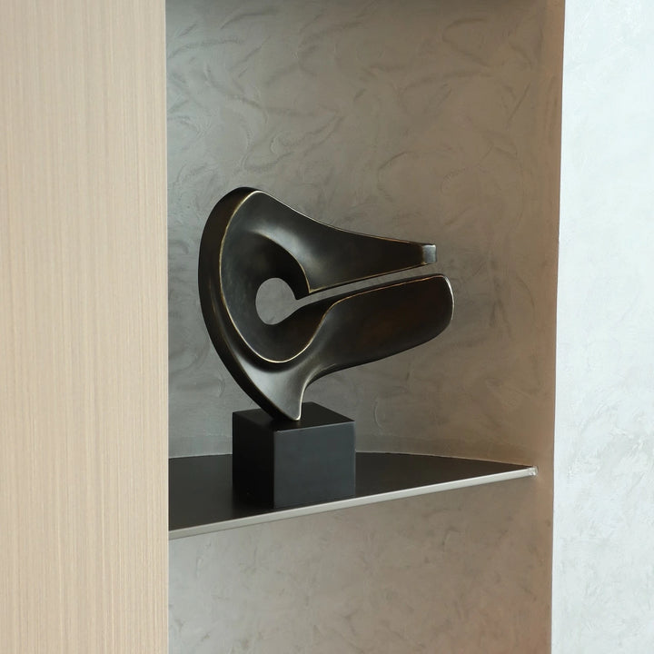 Doria Sculpture - Brown Earthy Marble