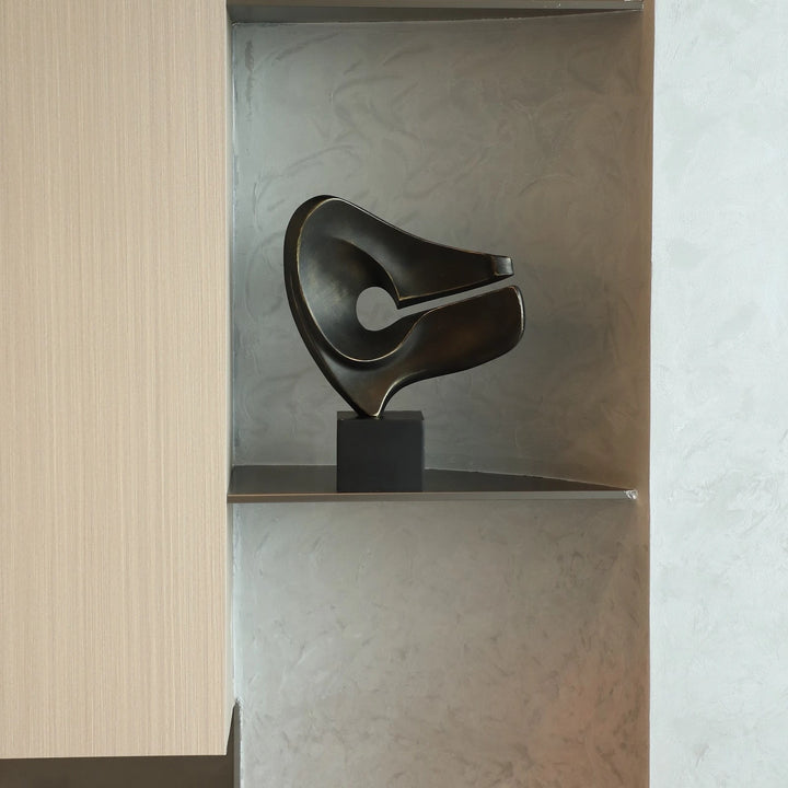 Doria Sculpture - Brown Earthy Marble