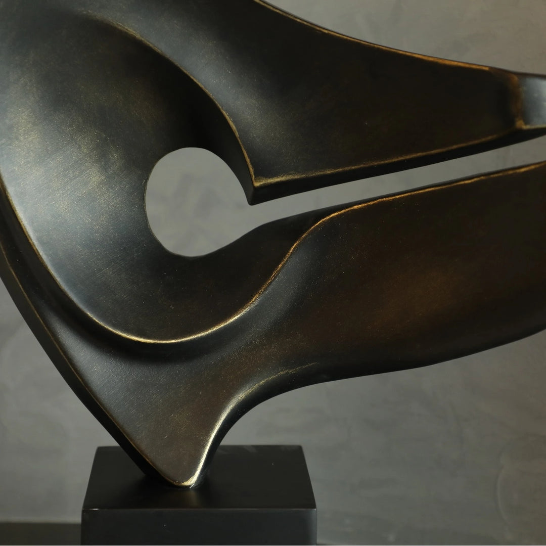 Doria Sculpture - Brown Earthy Marble