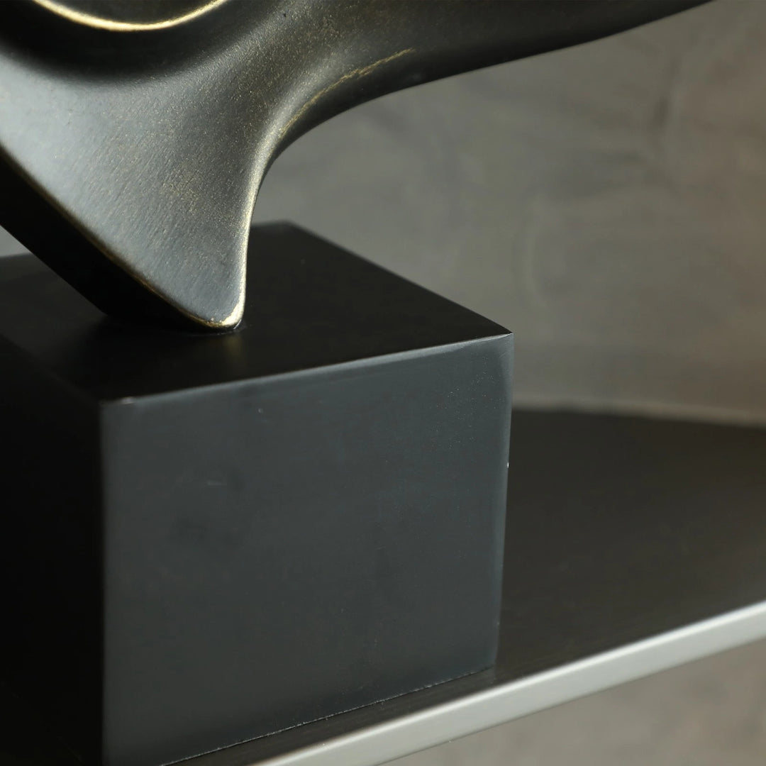 Doria Sculpture - Brown Earthy Marble