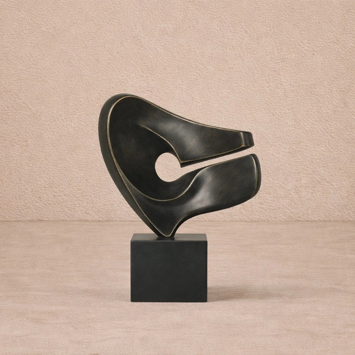 Doria Sculpture - Brown Earthy Marble