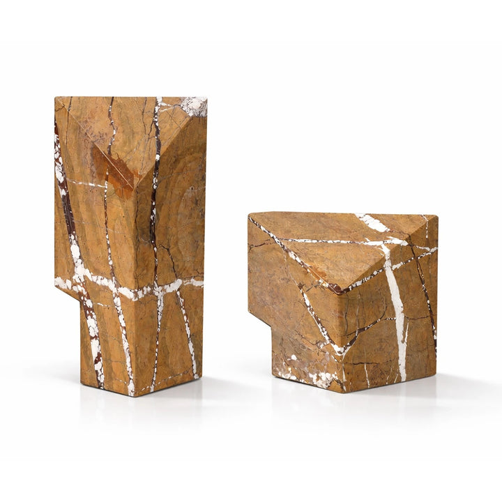 Dora Sculpture - Brown Earthy Marble