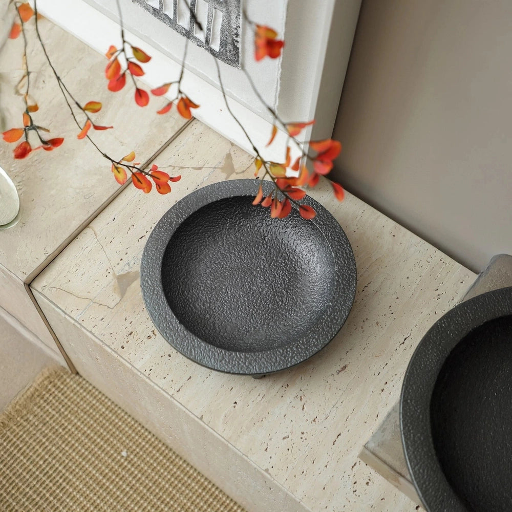 Siro Plate - Black Cement