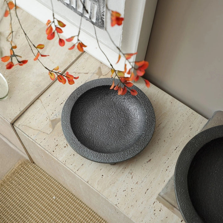 Siro Plate - Black Cement