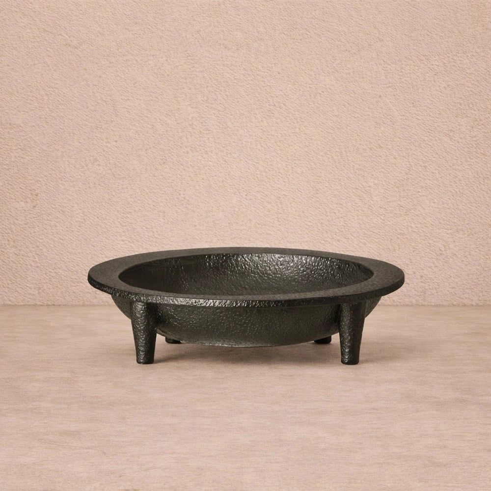 Siro Plate - Black Cement
