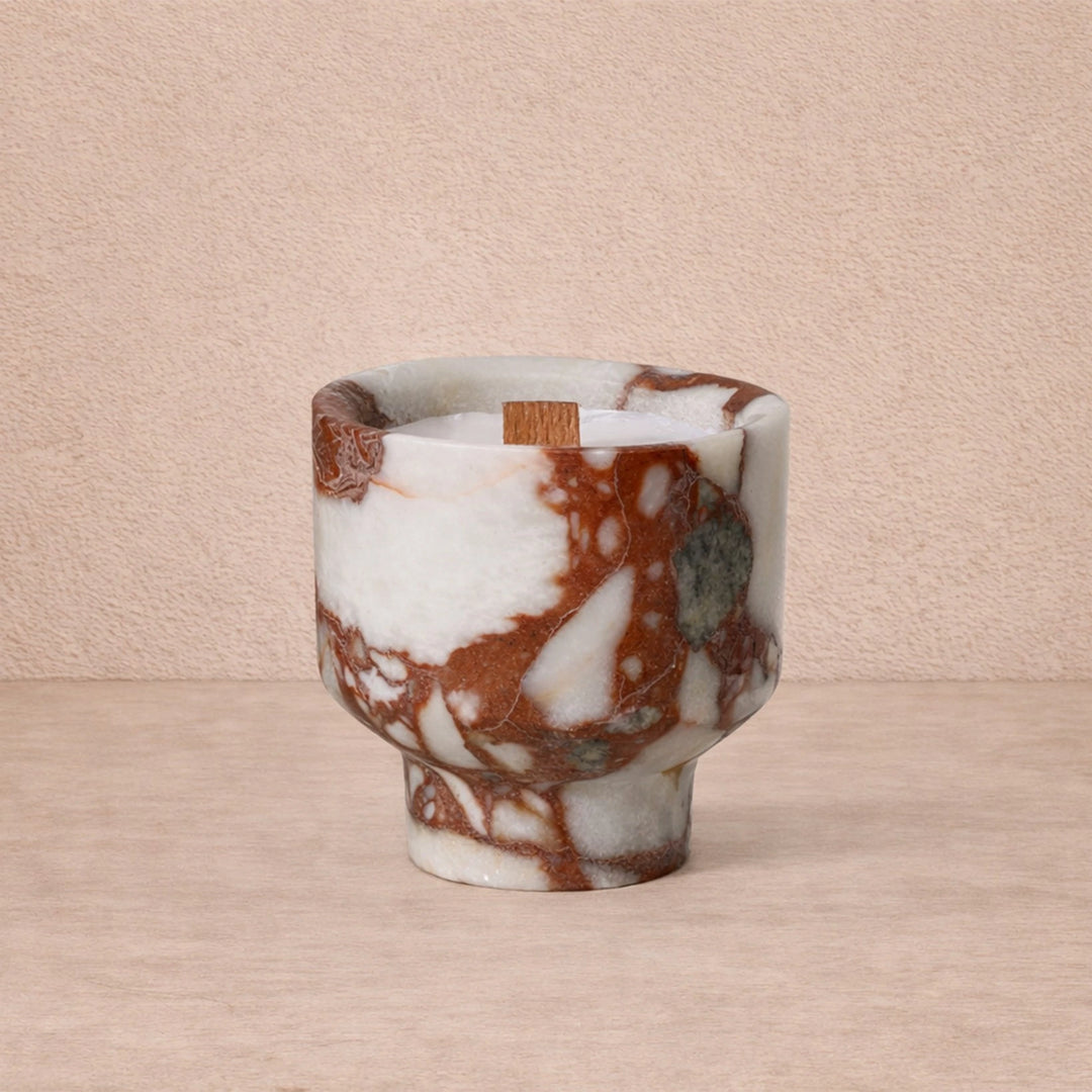 Rubea Candle - Rufouse Marble
